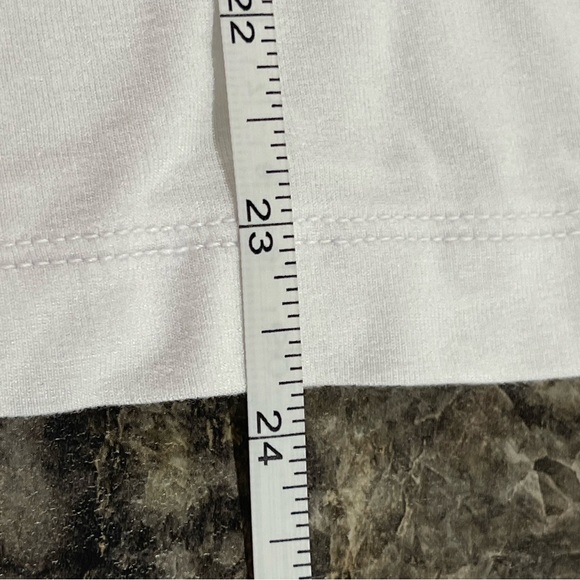 Laura Scott Women's XL White Casual Tee Shirt with beading around neck - Picture 7 of 11